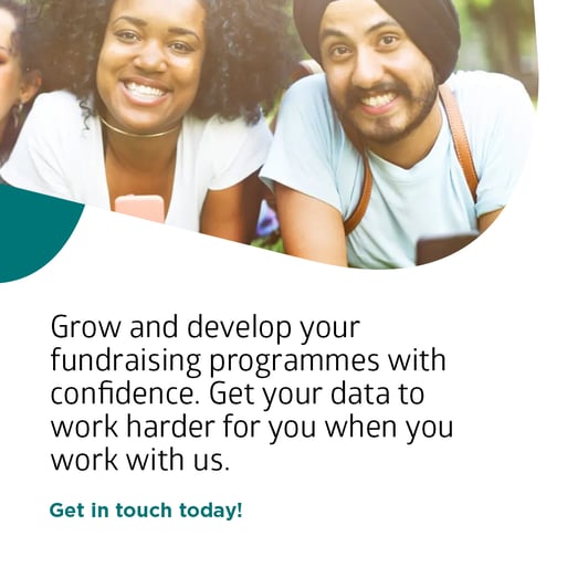 Young professional fundraisers enjoying some time together safe in the knowledge that their data is working harder for them as a result of the data strategy support from Woods Valldata