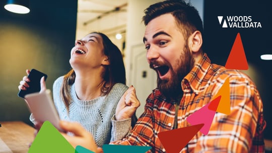 Woods Valldata branded happy people blog banner