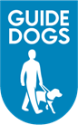 Guide Dogs logo, representing Woods Valldata’s support of charities with their raffle and lottery initiatives.
